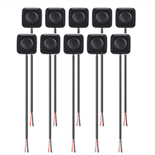 10 τεμάχια μίνι στιγμιαίο κουμπί ώθησης 12V/24V, διακόπτης ON/Off, τοποθέτηση