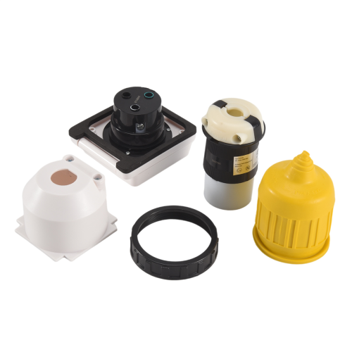 30AMP RV Power Inlet Outlet Shore Power Kit w/Boot Cord Protector 1