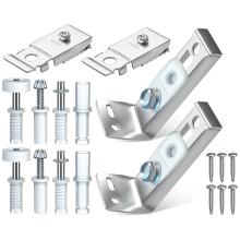 Bifold Door Hardware Kit,2 Pack Parts for Bi-Fold Door Sliding Closet