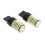 2Pcs Reverse Light Turn Signal Light Error Black shell (white light) 3