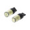 2Pcs Reverse Light Turn Signal Light Error Black shell (white light) 2