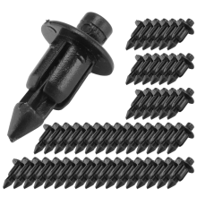 Nity plastikowe 6 mm x 12 mm, klipsy samochodowe, 50 szt.