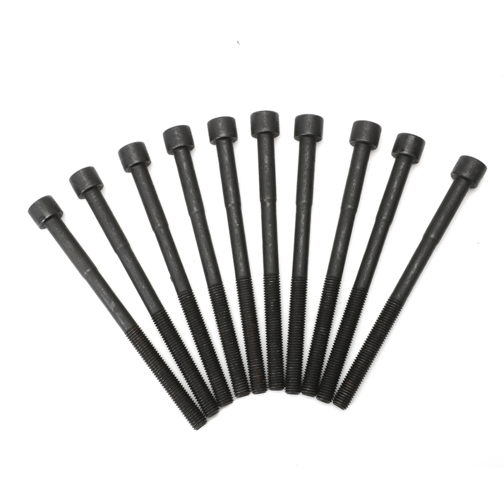 10 Pcs Engine Cylinder Head Bolt Kit for