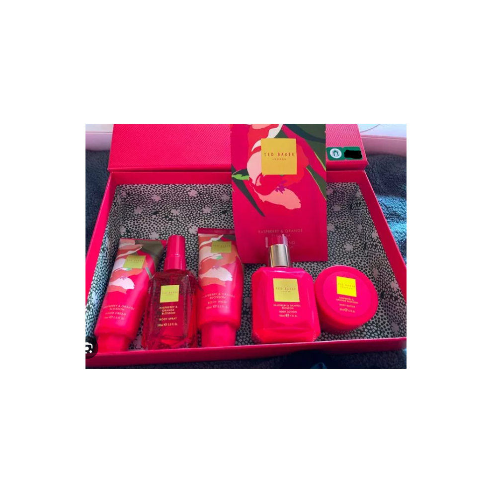 Ted Baker London Raspberry & Blossom Bathing Collection Orange