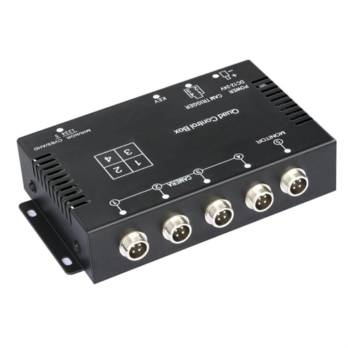 Διαχωριστής βίντεο 4 καναλιών 1080P AHD DC12V 24V για φορτηγό RV 2