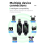Microphone Converter XLR Transmitter and Receiver for Dynamic 3