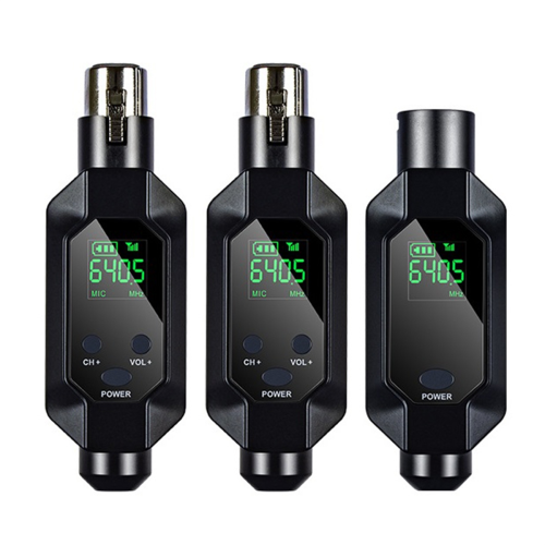 Microphone Converter XLR Transmitter and Receiver for Dynamic