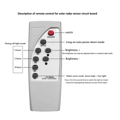 Placa de lámpara de control automático con placa controladora LED de control remoto 1