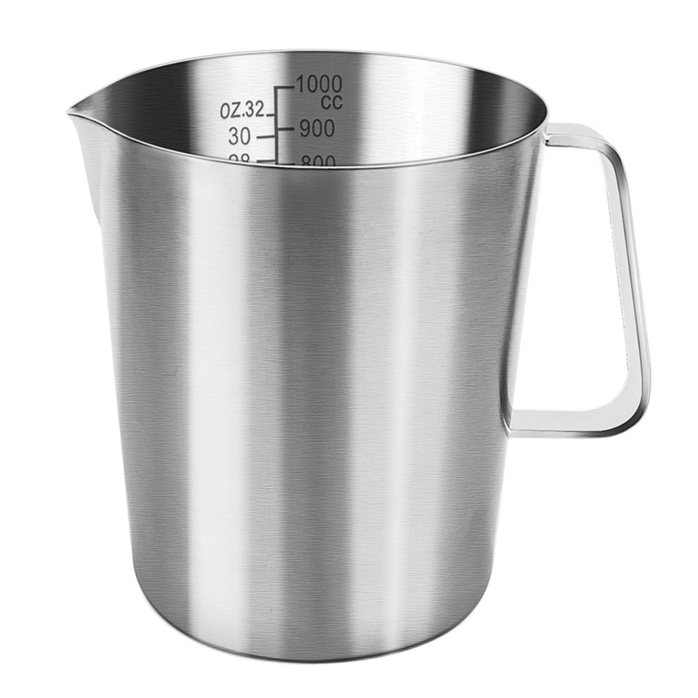 Neznačkové Measuring Jug 1L Stainless Steel, Measuring Cup Metal With Handle