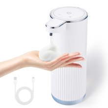 Distributeur automatique de savon moussant, distributeur de savon moussant réglable pour les mains