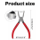 Clește pentru extractor de frete, clește pentru chitară, scule pentru sârmă, clește pentru extractor de sârmă 4