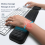 Ergonomic Wrist Pad Mouse and Keyboard Protection Rest Pad B Gray 5