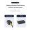 2-Port VGA KVM-Switch Two-in-One-Out mit Desktop-Controller 2
