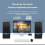 2-Port VGA KVM-Switch Two-in-One-Out mit Desktop-Controller 3