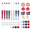 8Set Beadable Stift Silikon Spacer Bead Set DIY Bead Pen 1