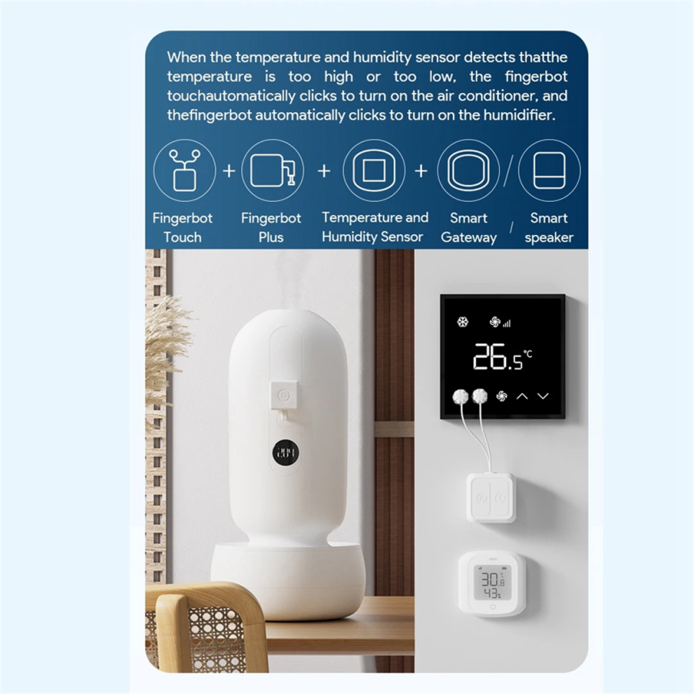 Tuya Fingerbot Touch Screen Ble Wireless Touch Switch Robot Remoter 4711699337525