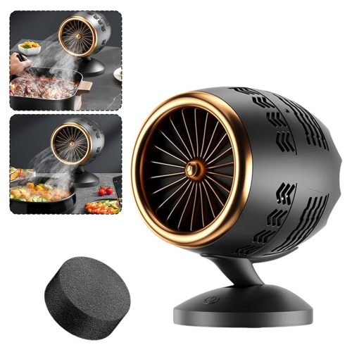 Portable Oil Fume Purifier Adjustable Angle Desktop Range Hood 1