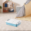 Under Bed Storage Organizer with Waterproof Casters blue 3