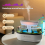 Aromatherapy Machine with Humidifier and LED Light UK Plug 2