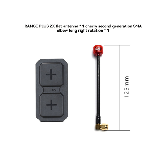 Per RANGE PLUS 2X Antenna doppia 5.8G + Antenna RHCP nera 1