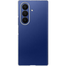 Cover per Samsung Galaxy Z Fold 7 in silicone con protezioni per schermo Samsung trasparente
