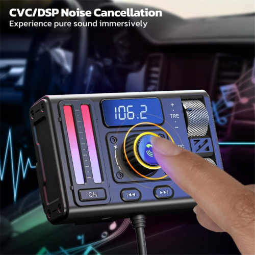 Bluetooth-Compatible FM Transmitter for Car PD20W QC3.0 USB Charging 1