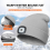 Unisex LED Beanie Hat Light Winter Flashlight Christmas Beanie B 1