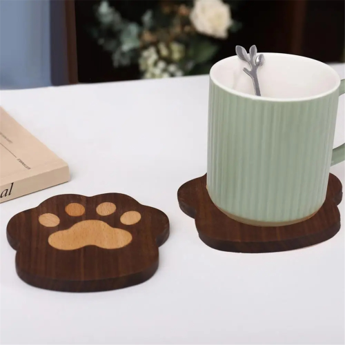 Απορροφητικά χαλάκια Cat PawCoaster Animal Cat PawCup 2