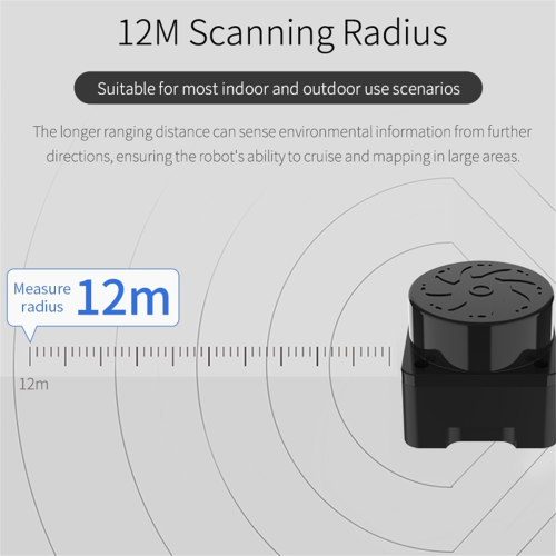 Κιτ αισθητήρα 3D T-MINI-Plus Lidar Scanner 360TOF, εμβέλειας 12 μέτρων 1