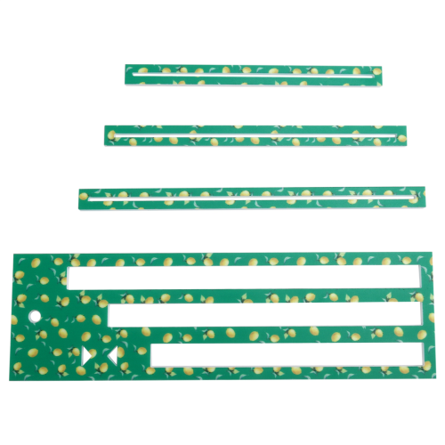 Modelo de bolso com zíper, para zíperes de 7/8/9 polegadas, medição e corte