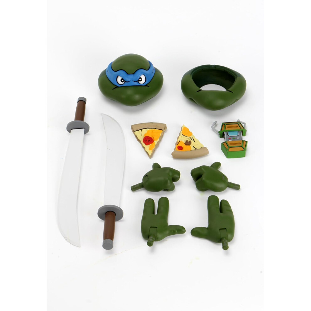 Neca Tmnt Cartoon Giant Size Leonardo ¼ Scale Action Figure