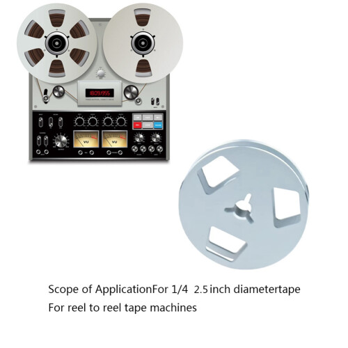 Novo carretel de captação de 2,5 polegadas, carretel aberto Audios Metal Takeup Reel, A 1