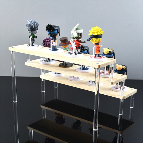 Display Stand Ladder Figure Stand Solid Wood Display Stand 2