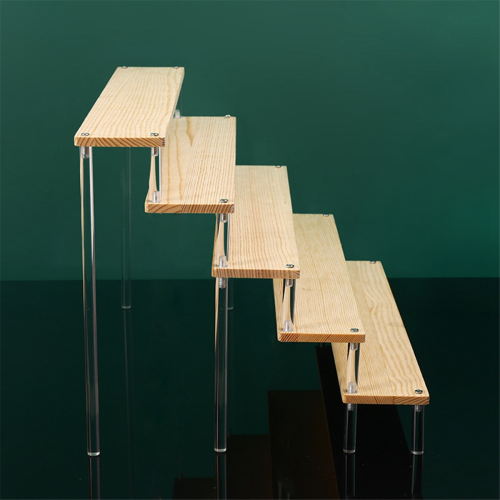 Display Stand Ladder Figure Stand Solid Wood Display Stand 1