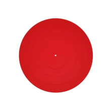 12 inch anti-vibratie siliconen pad voor LP platenspeler, antislip rood