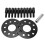 2pcs 8mm/0.31in Aluminium Alloy Hub Centric Wheel 7