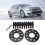 2pcs 8mm/0.31in Aluminium Alloy Hub Centric Wheel 12
