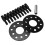 2pcs 8mm/0.31in Aluminium Alloy Hub Centric Wheel 3