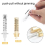 Empty Ampoule Nozzle - Disposable ,Individually Wrapped (10pcs) 0.3ML 3