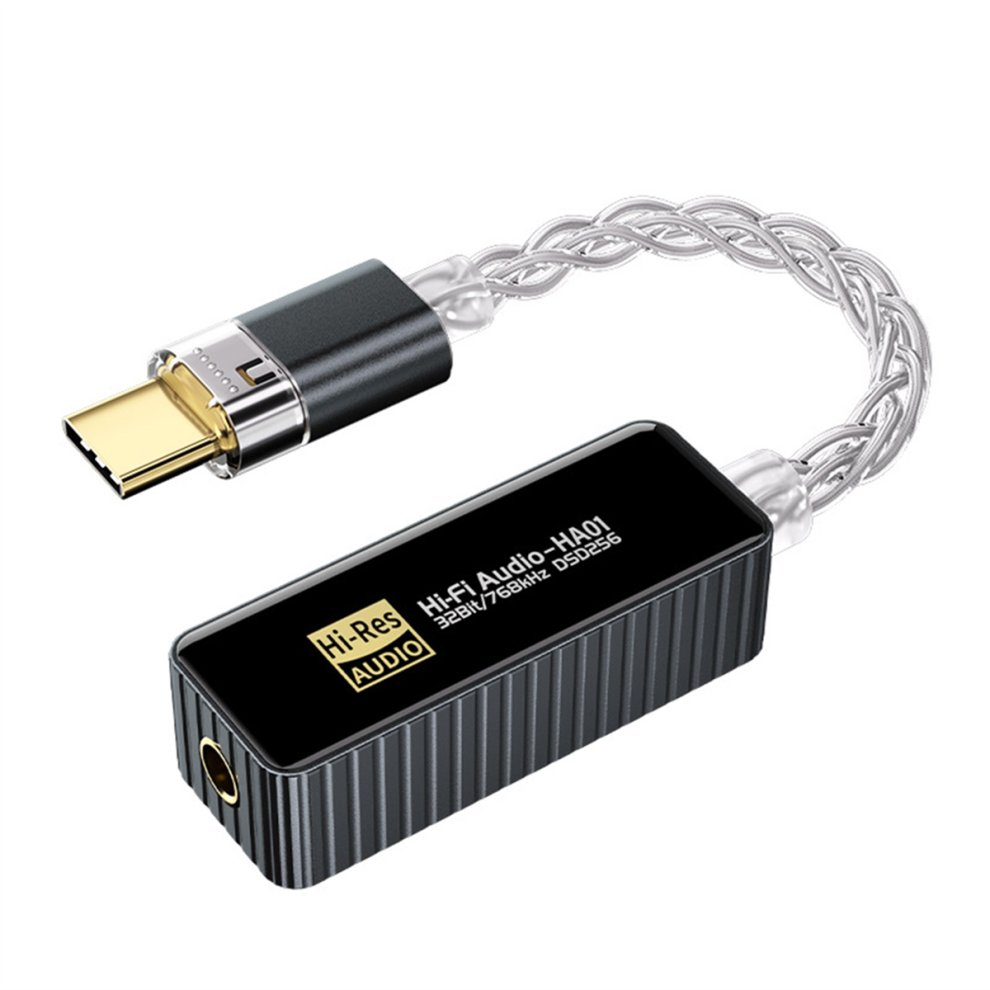 Dual Chip Cs43198+Ct7601 Usb Hifi & Headphone Dongle A Silver 4711699351552