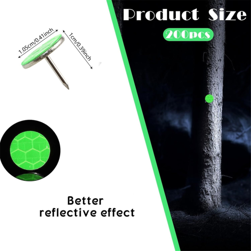 Reflective Tacks Trail Marking Tacks Reflective Tacks Glow Tacks 2