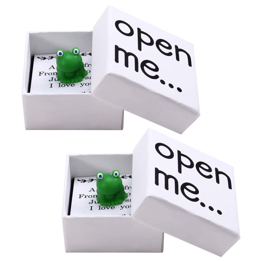 Regalo Di Compleanno Per Partner Di Tavolo Regalo Positive Frog Per San Valentino-image