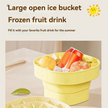 Silicone Telescopic Ice Bucket Folding Silicone Homemade Frozen