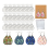 70pcs Sublimation Earring Blanks Bulk Double-Sided MDF Wood Blank 1