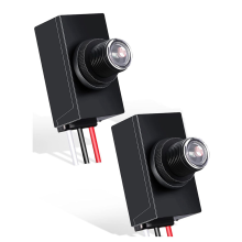 2 pezzi sensore crepuscolare per illuminazione esterna 120-277 V