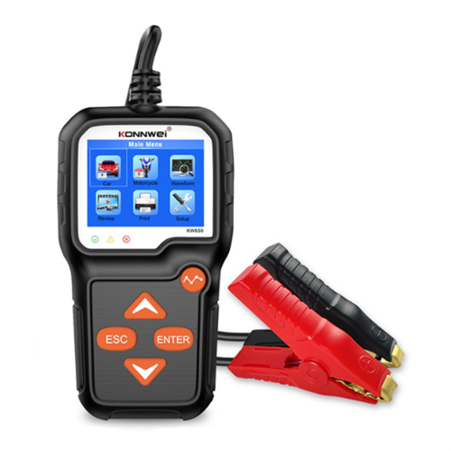 KW650 6V-12V Autobatterietester 100-2000CCA 1