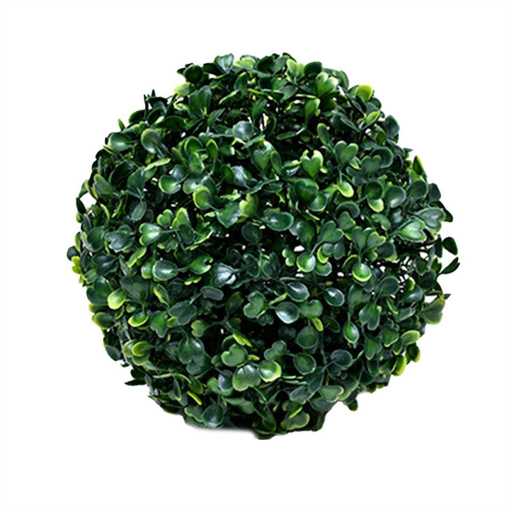 Bolas De VegetacióN De Boj Artificial, Bolas Redondas Verdes Para El Hogar Y El Exterior B-image