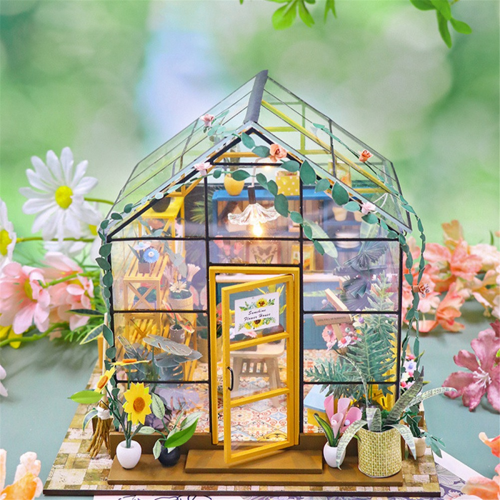 Cottage Kit, Mini DIY Flower House, 3D Puzzle, Assembly Building 2