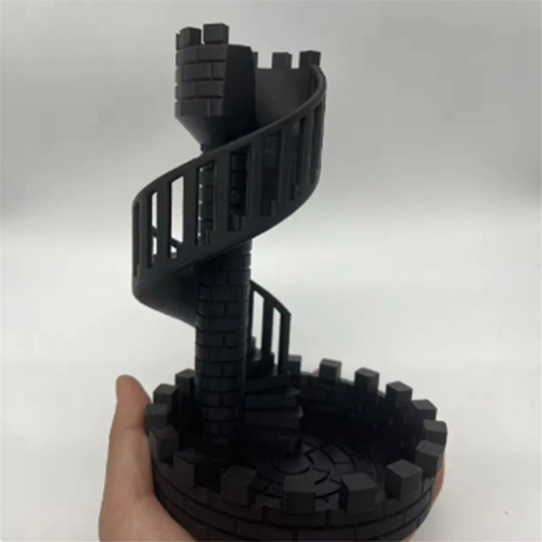 Dice Castle Tower Dice Tower Castle Stairs for Desktop Ornaments C 2