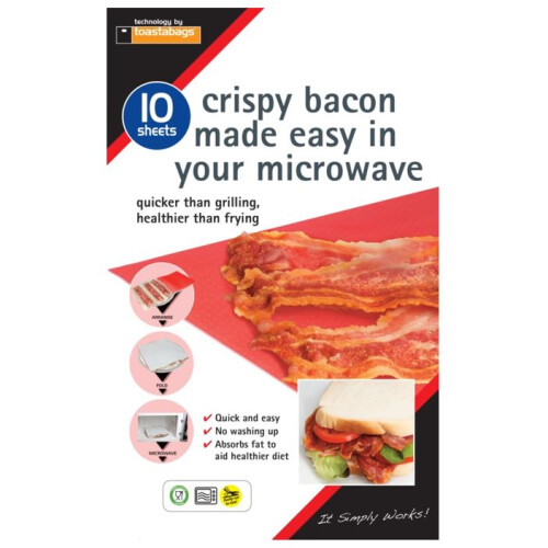 Toastabags Crispy Bacon Sheets Pack of 10